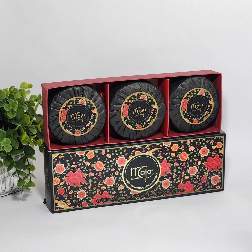 Maja Bath Soap Gift Box 3 x 4.9 oz Classic Scent Aroma Clasico New